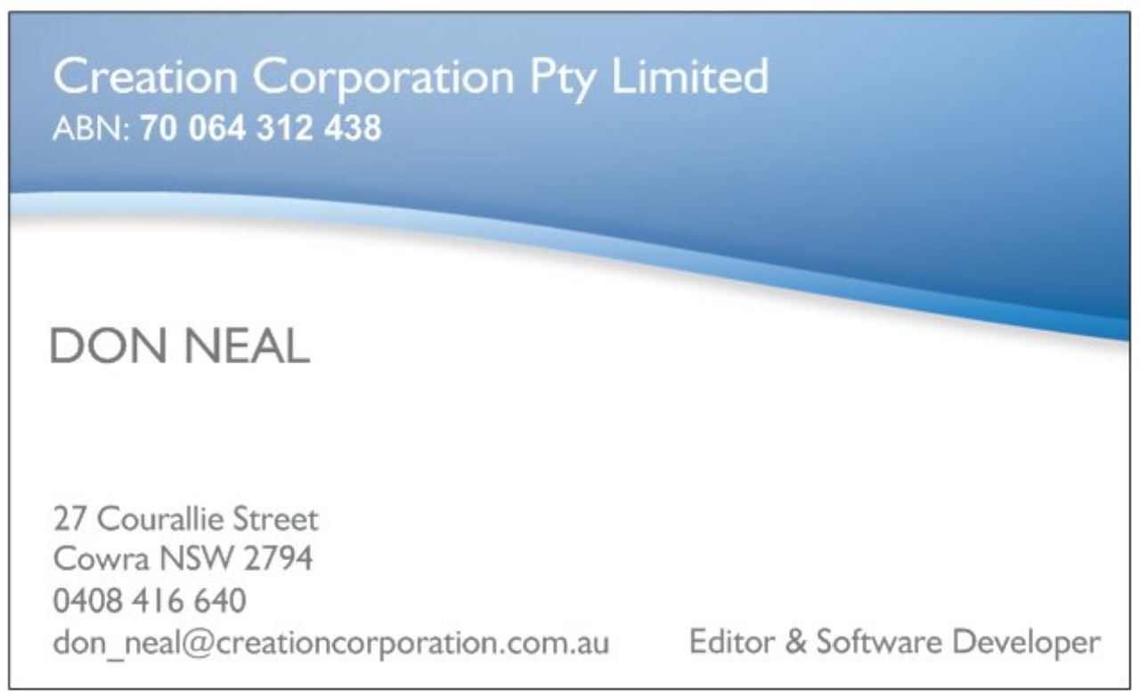 Creation Corporation Pty Limited